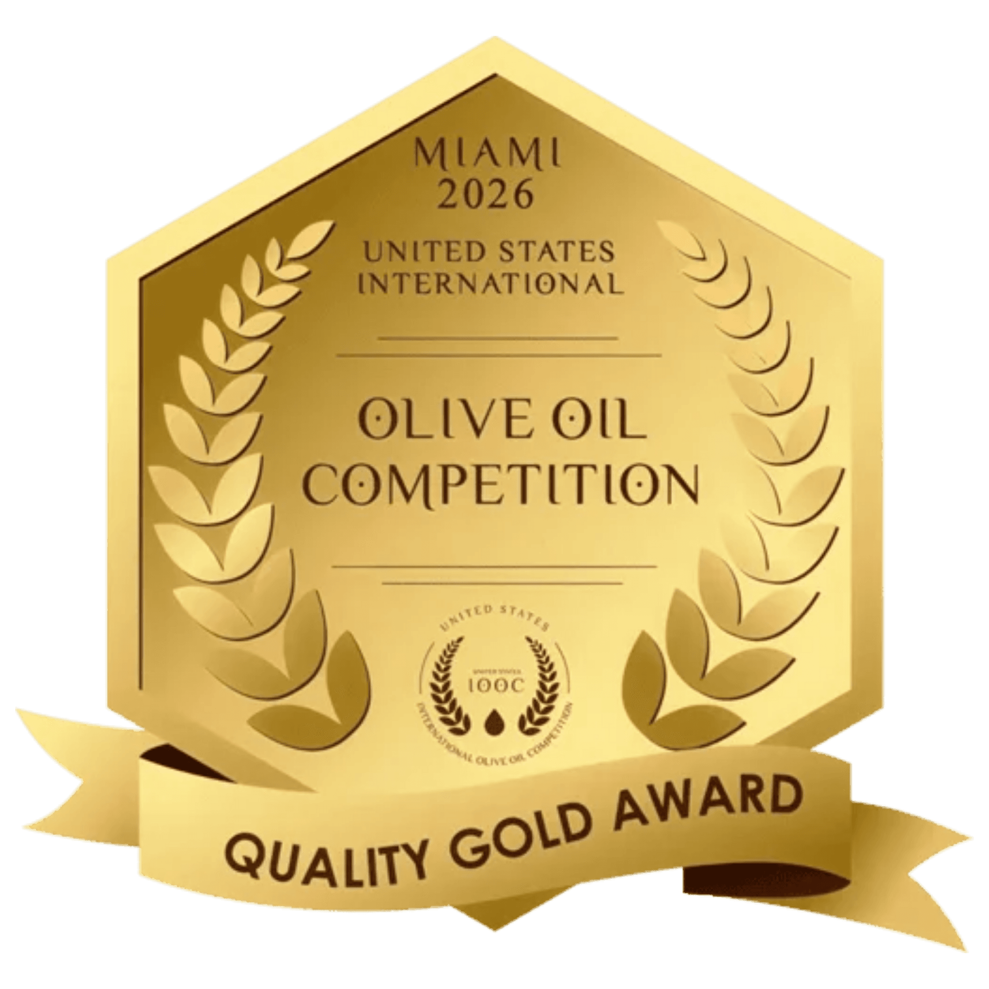 United States International Olive Oil Competition Miami 2026 Quality Gold Award - Cartaea